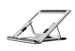 WERGON - Jupiter - Laptop/MacBook - Justerbar Alu Desktop Design holder 11-15.6" - Sølv